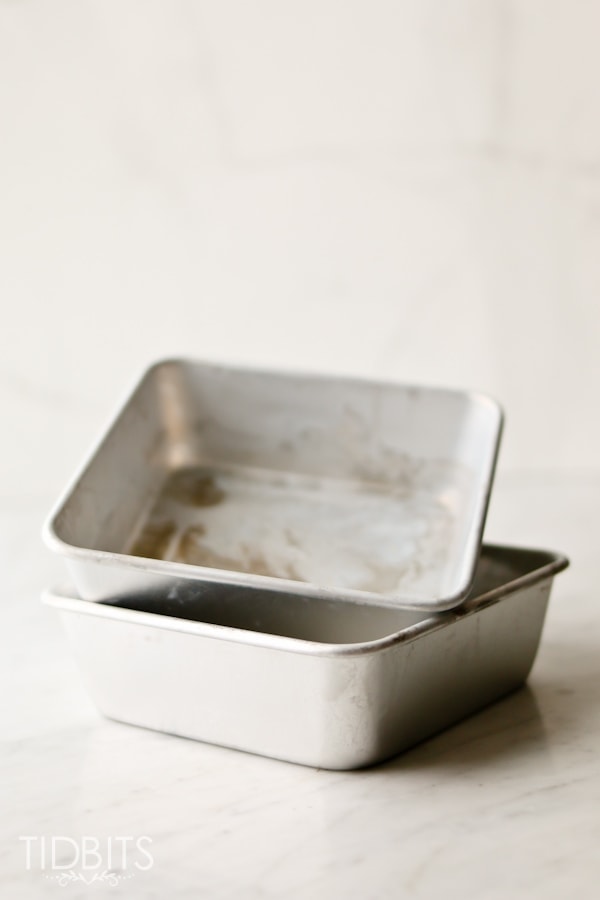 6 inch square pans
