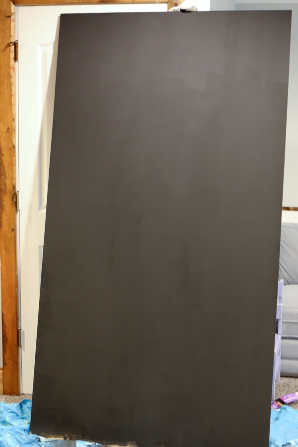 DIY large framed chalkboard 