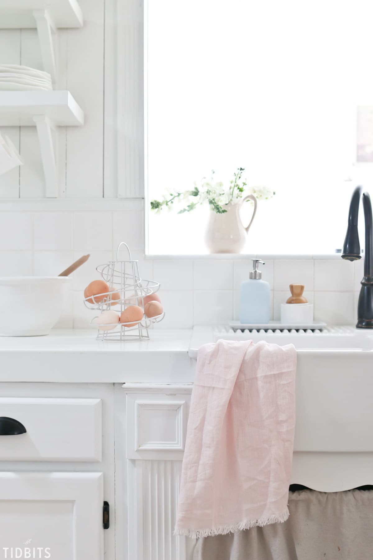 Farmhouse sink and Spring refresh