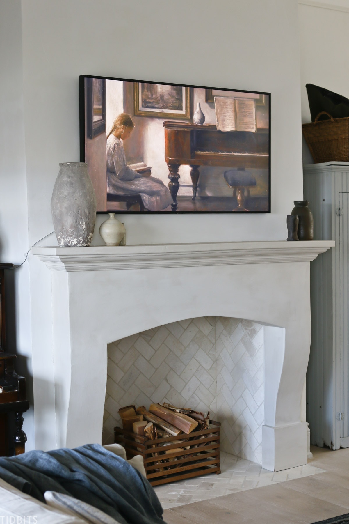 DIY Fireplace surround mantel, European cast stone look