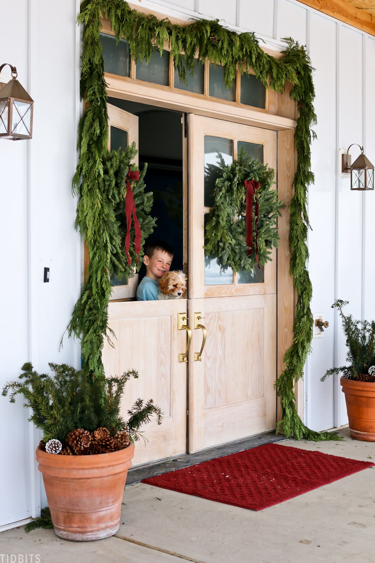 double dutch french doors for Christmas
