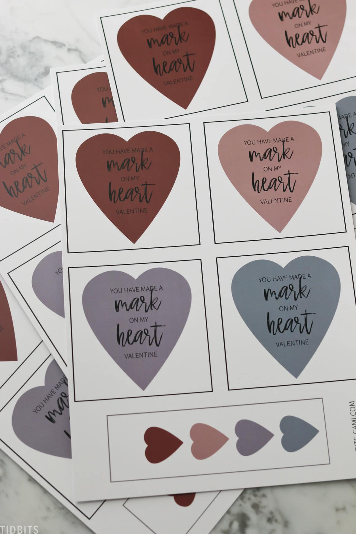 FREE valentines printables for class valentines