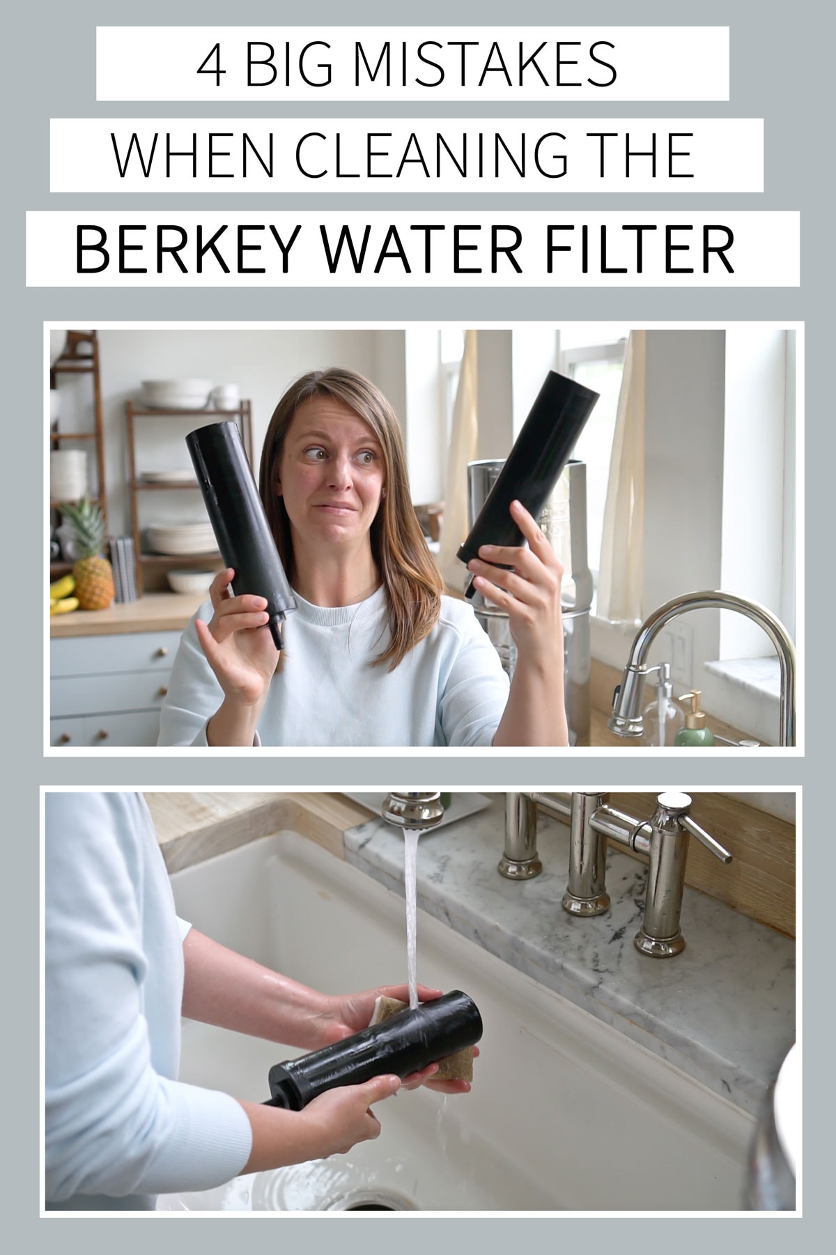 how to clean the berkey water filter