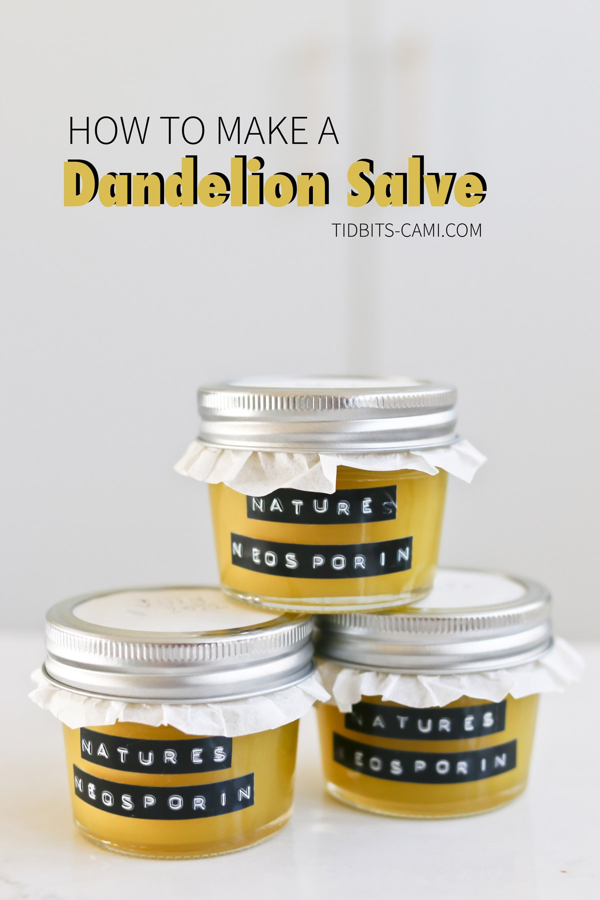 How to make a healing dandelion salve