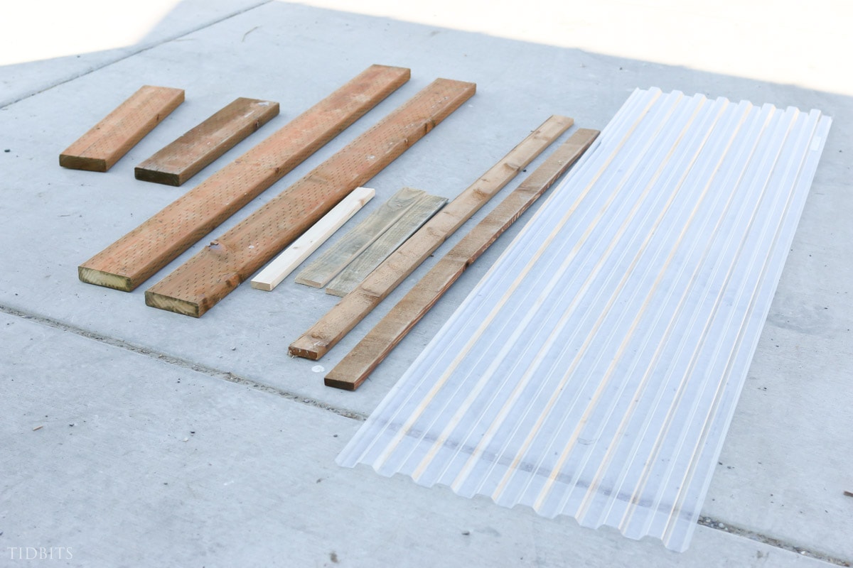 supplies for building a cold frame
