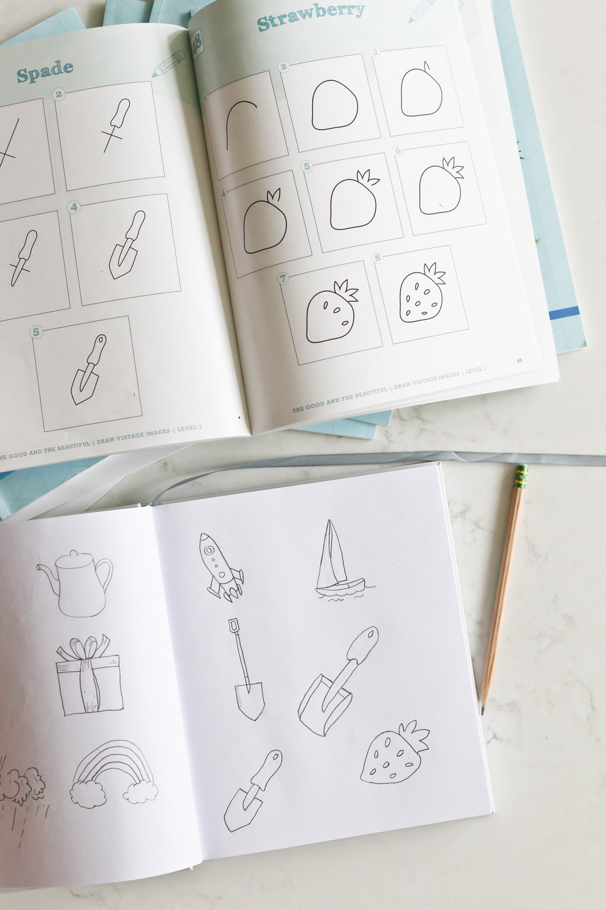 step by step learning to draw books