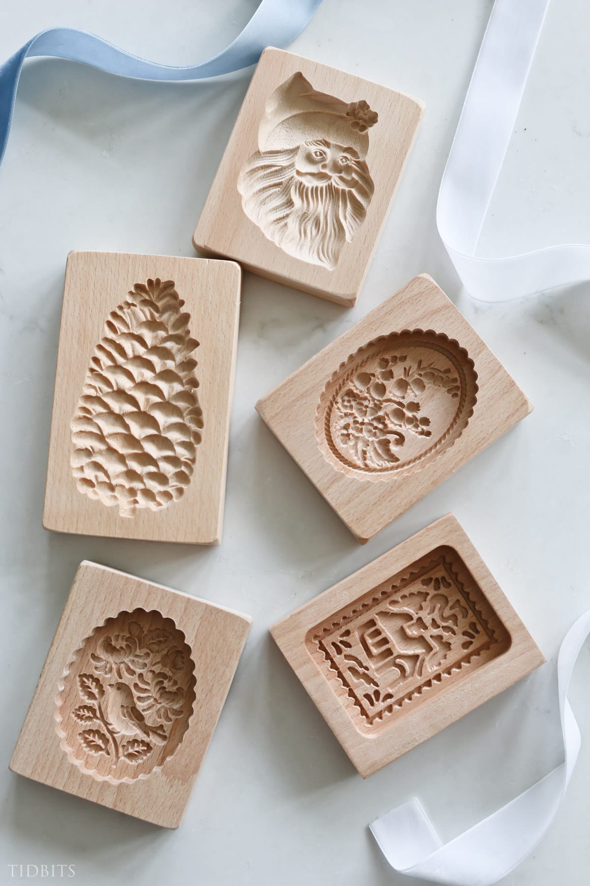 wooden cookie molds to make air dry clay ornaments