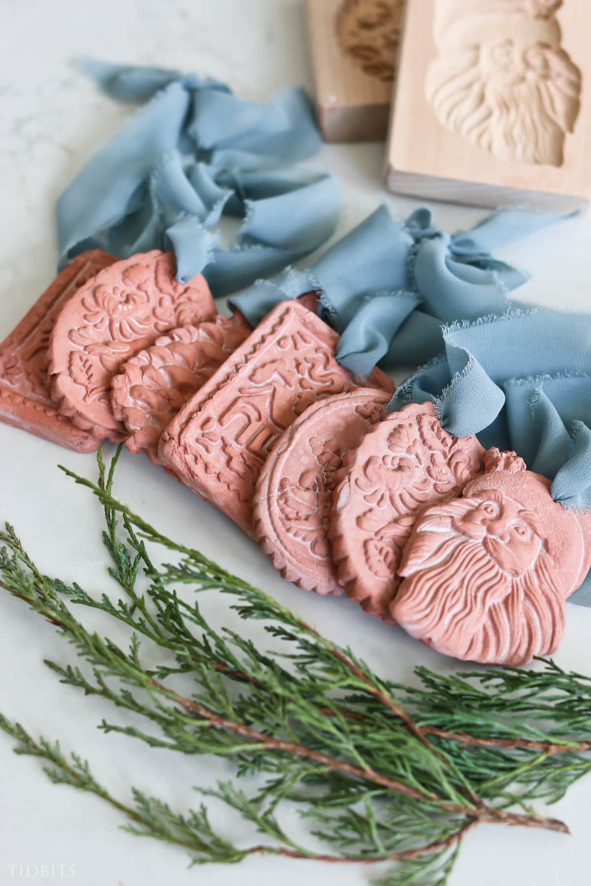 How to make Air Dry Clay Ornaments with Terracotta and White Clay