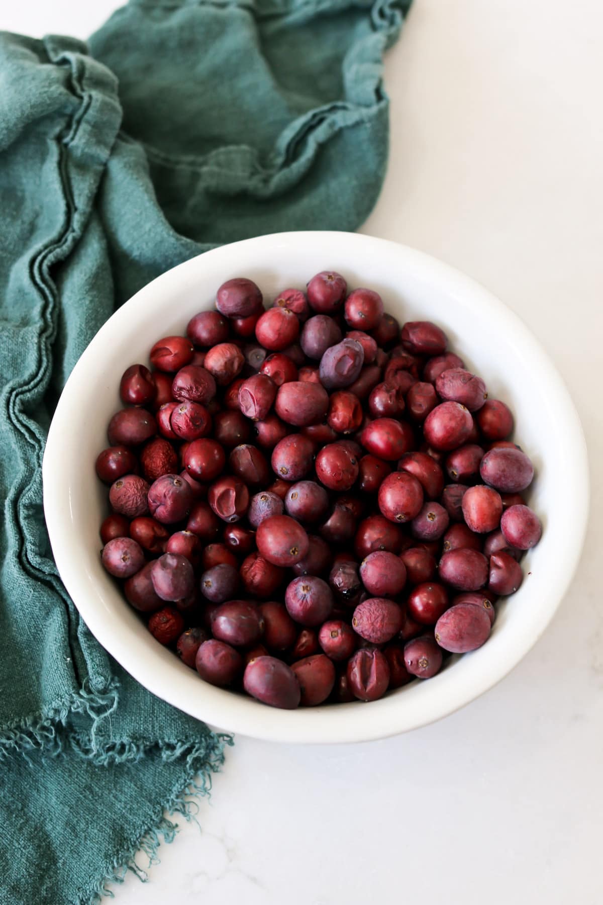 how to dry cranberries for decorating