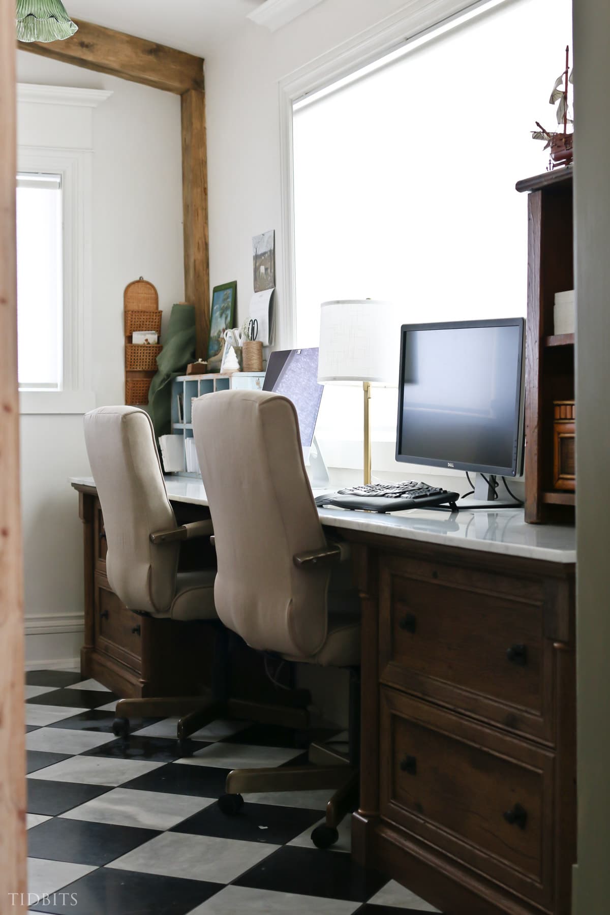 Small Home Office Ideas: Tour our Shared Office - Tidbits