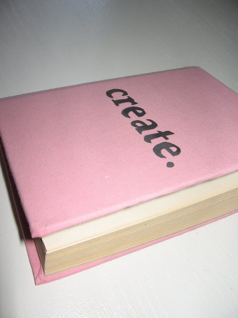 Fabric Covered Idea Storage Book Tutorial