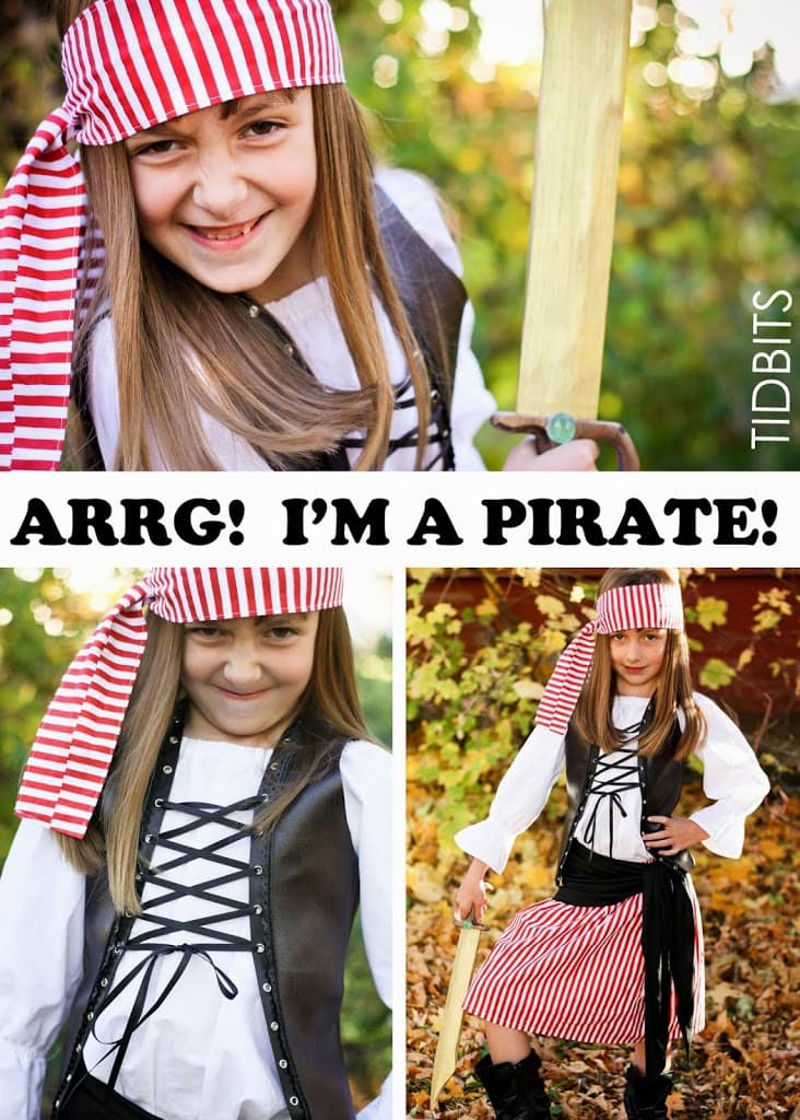 Pirate Costume For A Girl Tidbits - Pirate Outfit Diy Girl