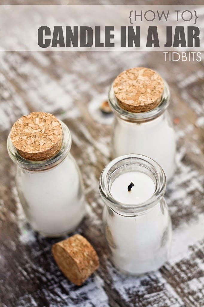 How to Make a Candle in Jar  {A Lovely Gift!}