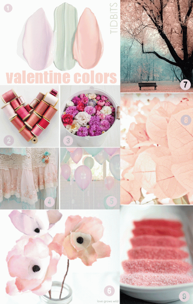 Valentine Colors, Mood Board