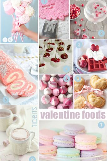 Valentine Food, Mood Board