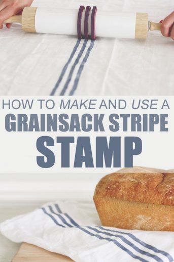 Grainsack stripe, stamp, textiles