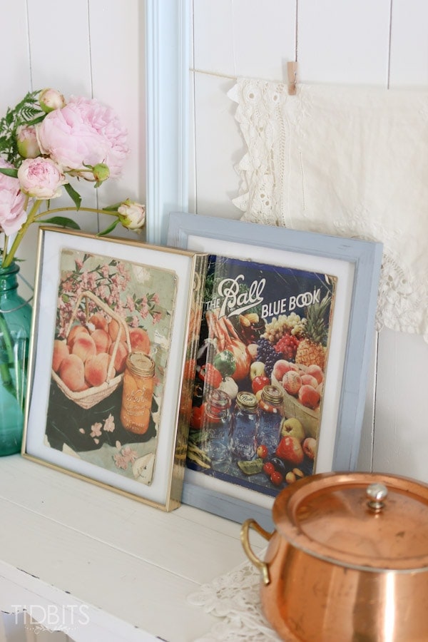 Time Worn Vintage Canning Books | Free Printables and a Vignette