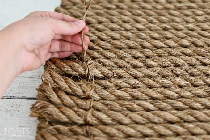 How To Make A Rope Rug Diy Tutorial