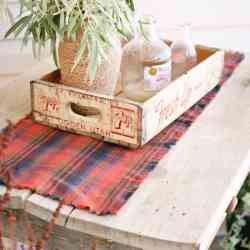 Fall Flannel Table Runner