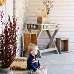 Decorating for Fall with Nature | Fall Front Porch Decor