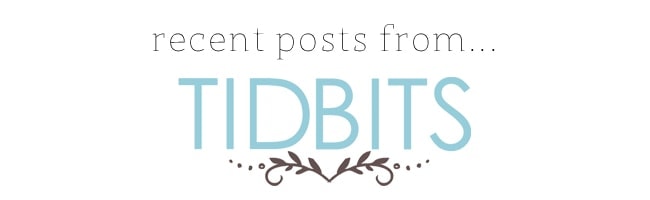Recent Posts From_Tidbits