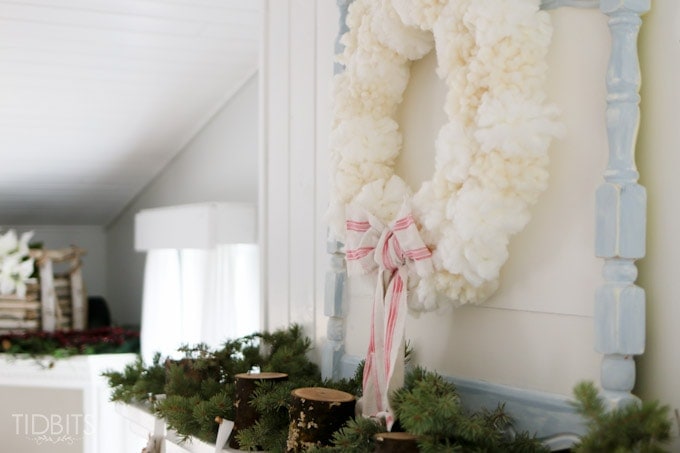 Cottage Christmas Mantel by TIDBITS