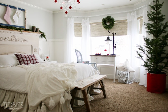 Cottage Christmas Master Bedroom-23