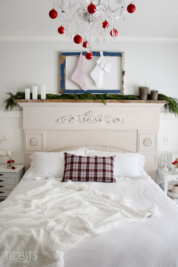 Cottage Christmas Master Bedroom-27