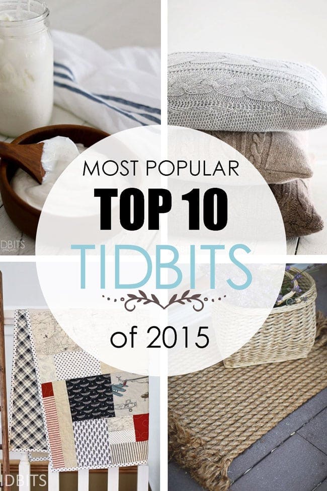 Top 10 Posts of 2015 on the blog TIDBITS