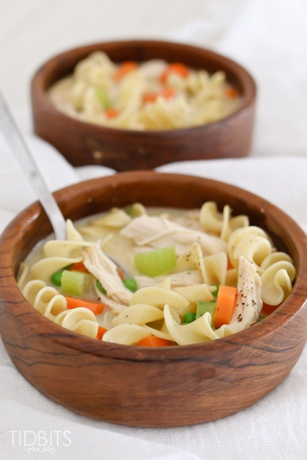 Creamy Chicken Noodle Soup Recipe