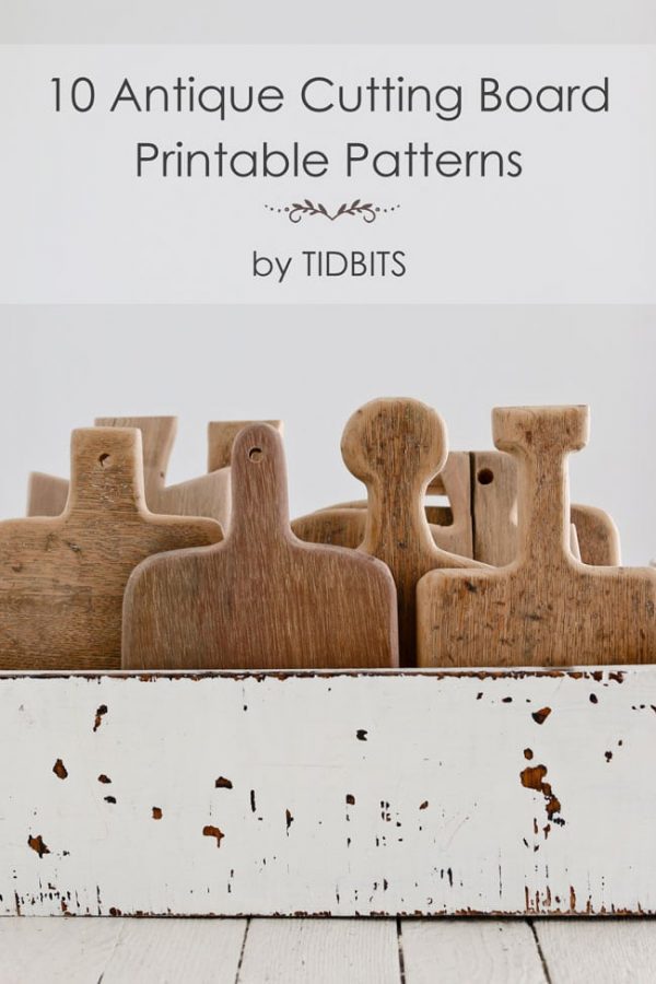 10 Vintage Cutting Board Designs + Printable Patterns - Tidbits
