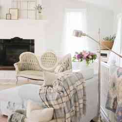 Living Room Update | White Cottage Style