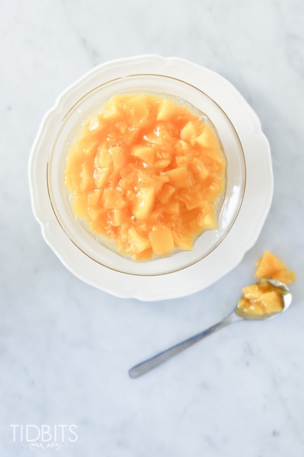 Pressure Cooker Peach Compote. Perfect delicious on top of desserts, warm breakfasts, or eating by the spoonful.