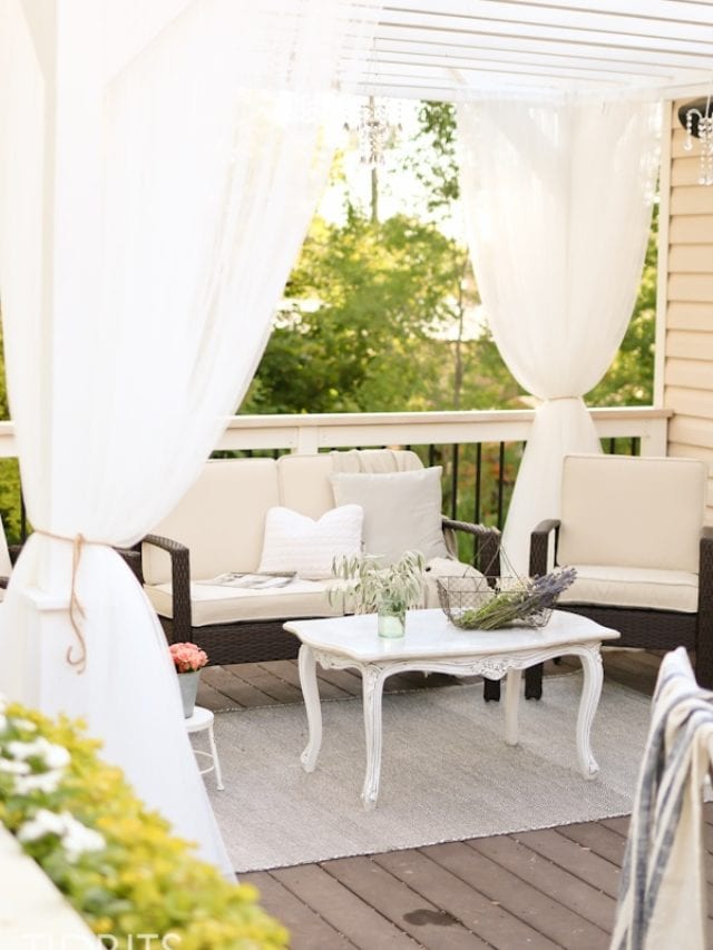 Deck Makeover Reveal Day Story - Tidbits