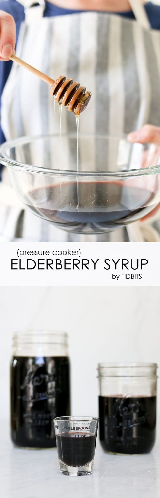 Pressure Cooker Elderberry Syrup. Give your immune system an all natural cold and flu fighting boost!
