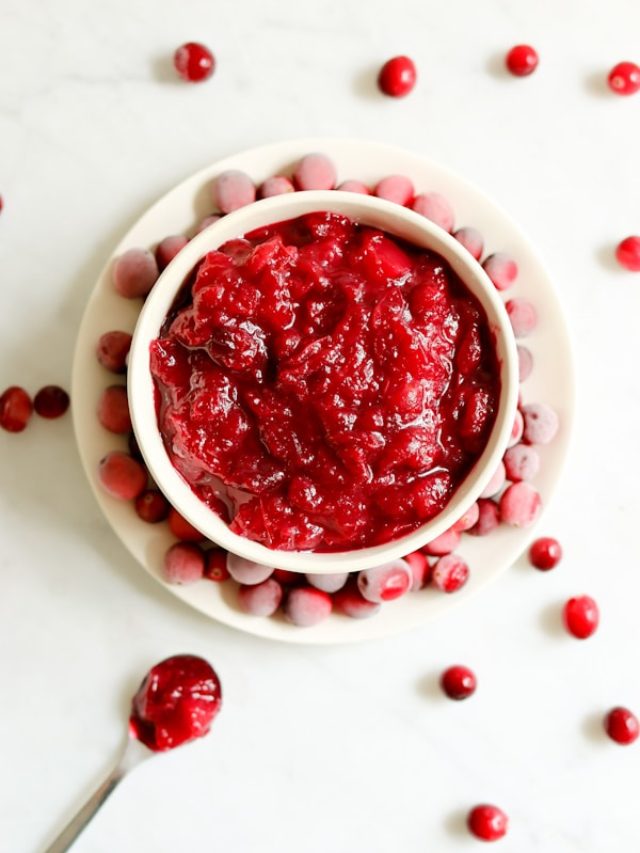 Pressure Cooker Cranberry Apple Sauce Story