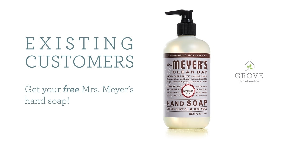 mrs. meyers clean day hand soap from the grove collective