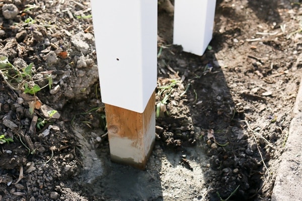 placing gibraltar posts on the pole