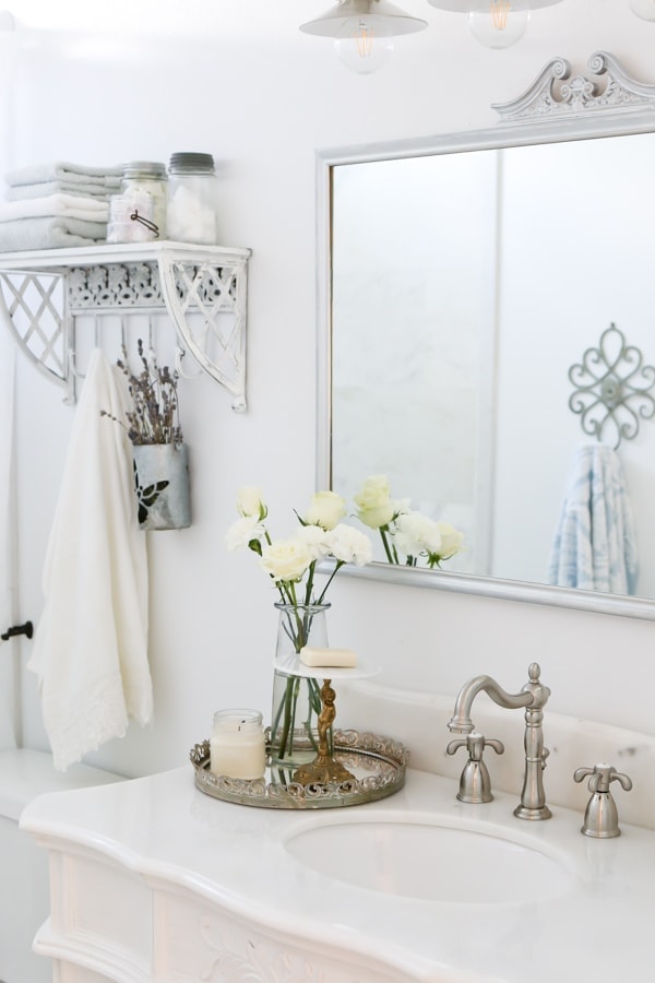 French Cottage Bathroom Reveal by TIDBITS