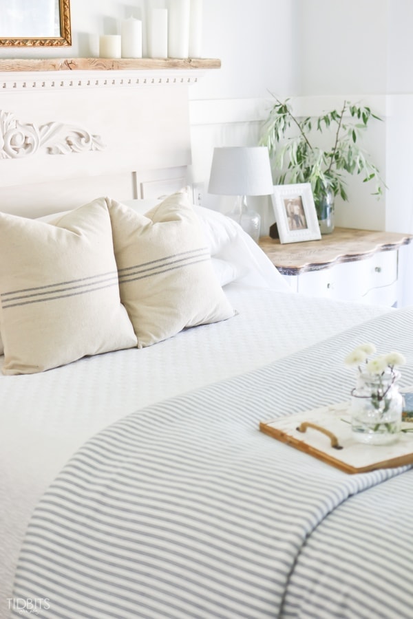 Relaxed Summer Bedroom Decor by TIDBITS