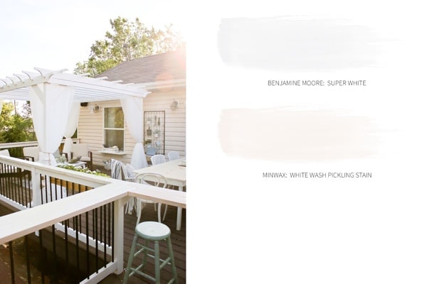 Light and Bright Cottage Paint Colors | TIDBITS whole house color scheme and paint names.