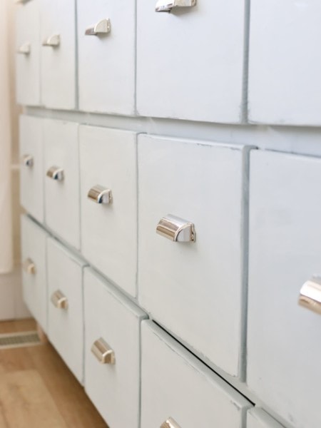 18 Drawer DIY Apothecary Cabinet | Free building plans available!!