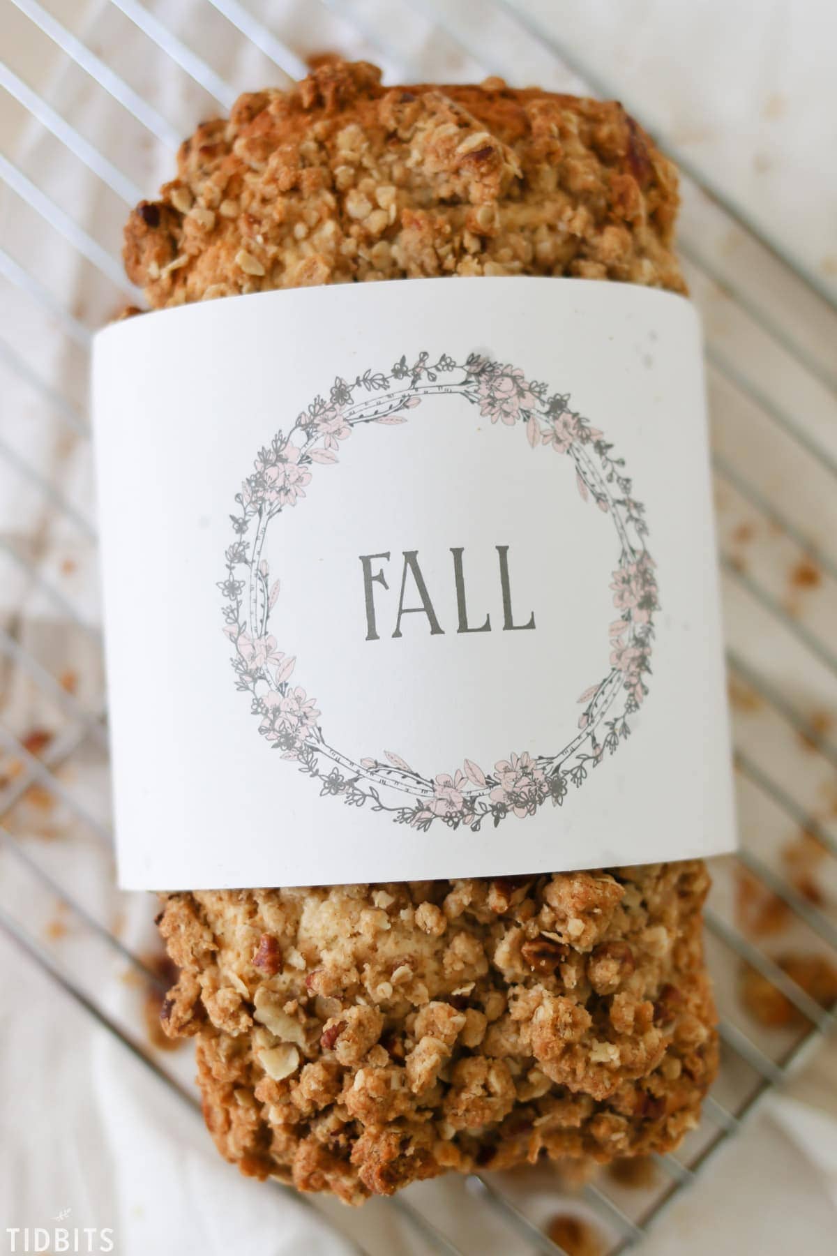 Bread Wrap Free Printable. Perfect for Fall baking and gifting!