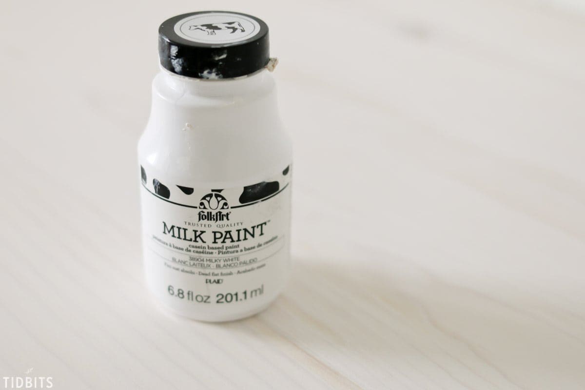 How to create a vintage painted finish on new wood.