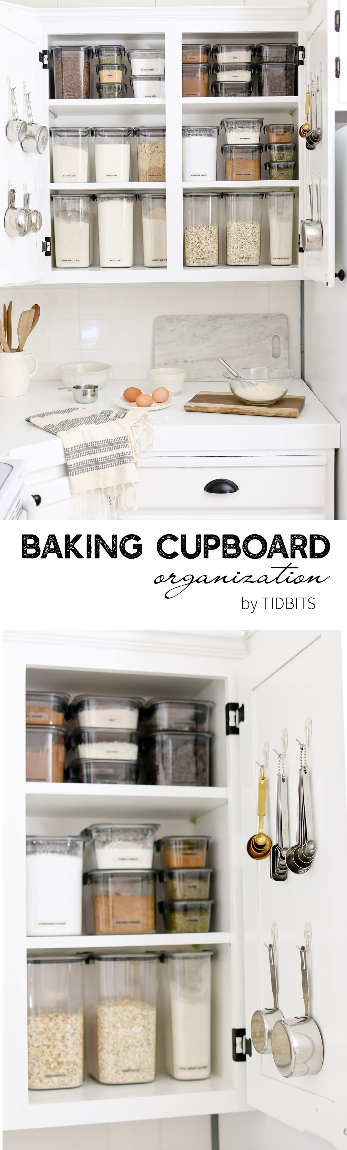 Baking Cupboard Organization by TIDBITS