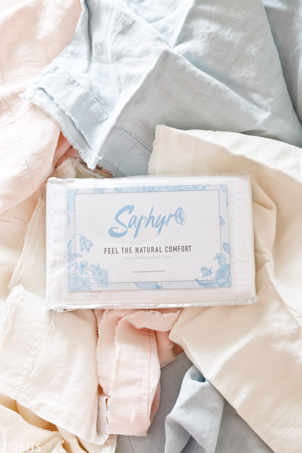 Saphyr Pure French Linen sheets