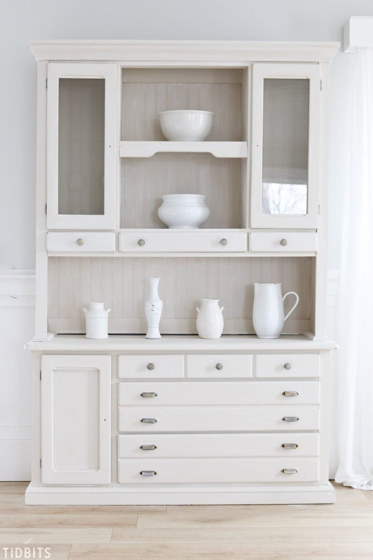 Painted Hutch Makeover