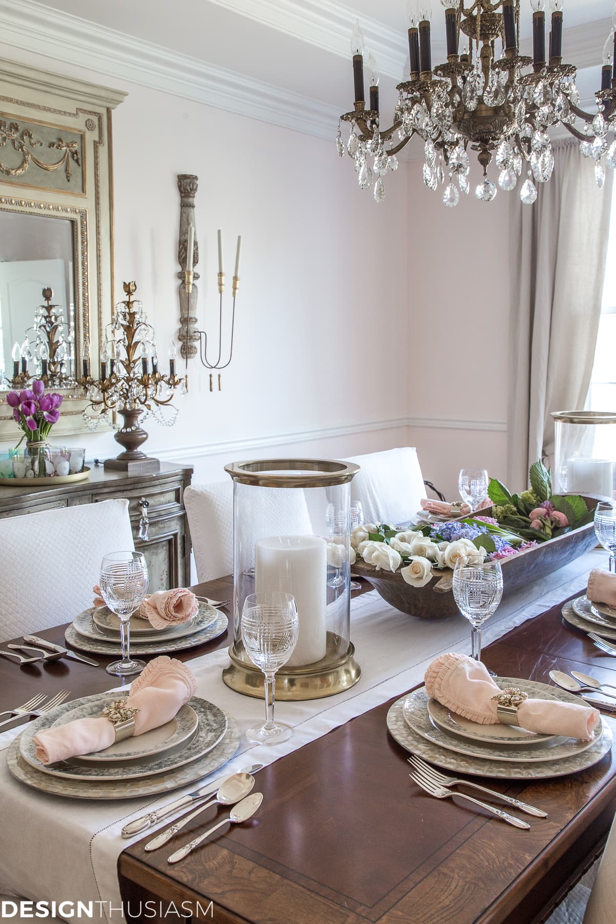 designthusiasm Simple Spring Decorating Ideas for the Dining Room