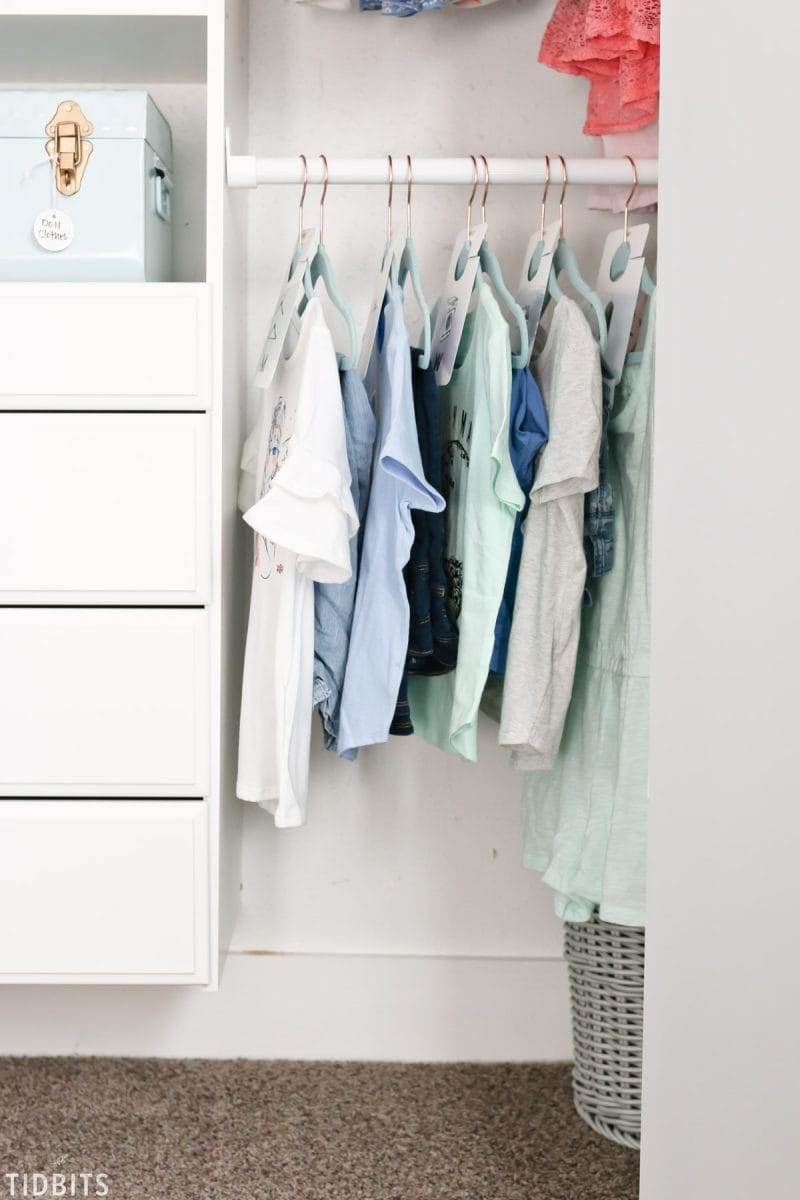 Days of the Week Closet Dividers Free Printable - Tidbits