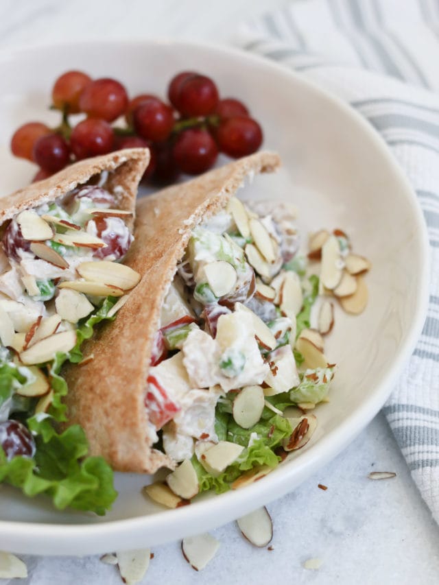 RECIPE FOR A HEALTHY CHICKEN SALAD WITH YOGURT DRESSING STORY